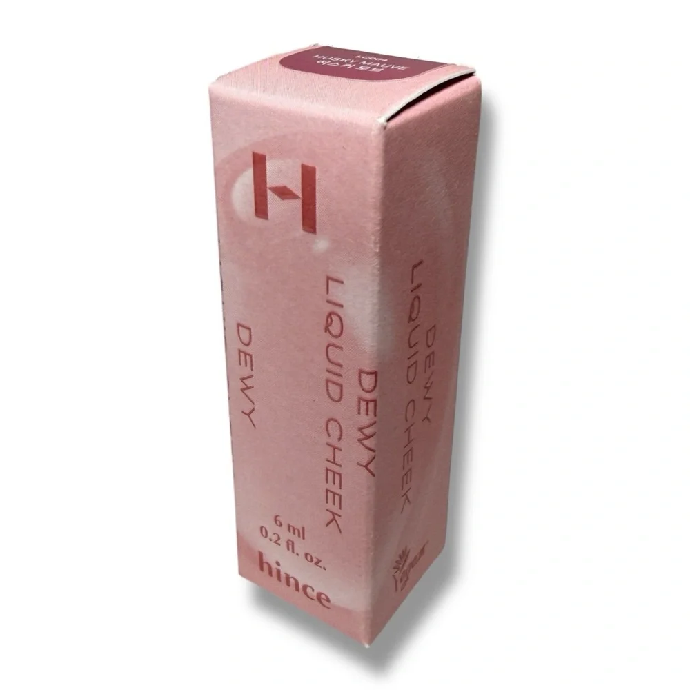Hince Dewy Liquid Cheek Blush Husky Mauve For A Radiant Water Glow 0.2 fl oz NIB